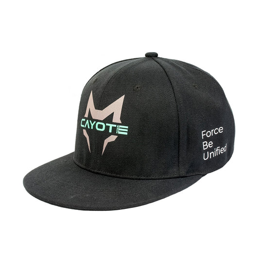CAYOTE - Racewear CAYOTE Flat Bill Cap - One Size Fits All (Black) - CAFH01