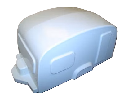 Kamtec (Mini Racer & Supastox ) Caravan and Chassis Single Axle ABS (Needs Axle and Wheels + Tyres)