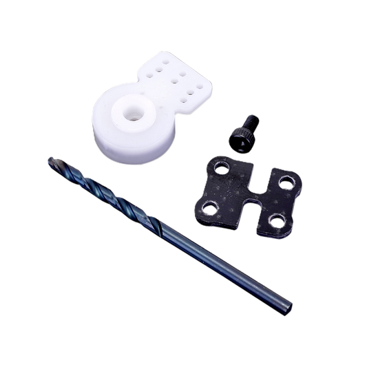 CORE RC - 1/12 Servo Saver Assembly 23T Sanwa/Ko (GT12) with drill bit - Eclipse / Atom E5, E6, A3 (for 1/12th cars) CR290