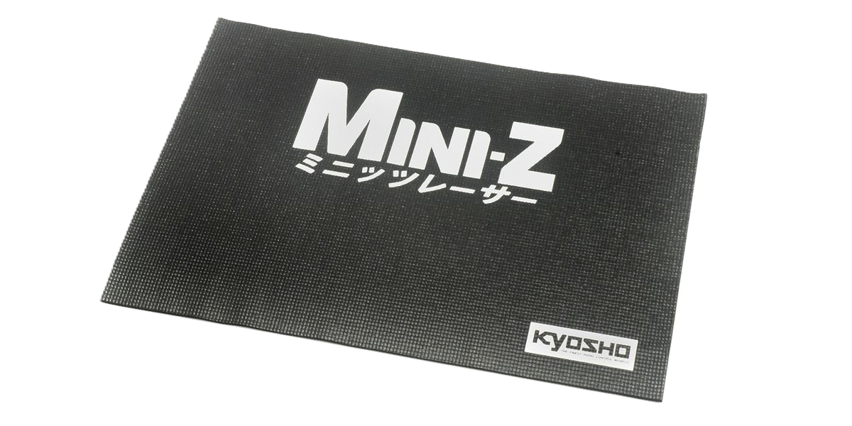 Kyosho - Teamwear / Racewear - Mini-Z (Black) Pit Mat (60x43cm) - K.MZW122BK