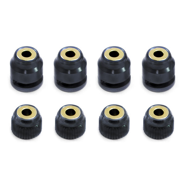 FASTRAX - RC CAR MAGNETIC BODY POST MARKERS - BLACK - (4PCS & CASE) FAST207MBK