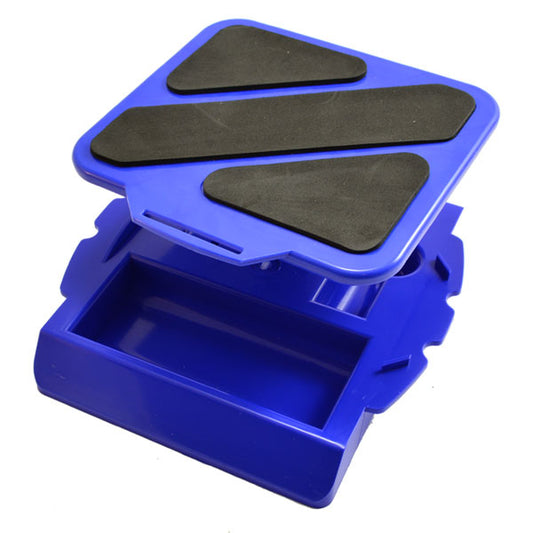 FASTRAX - 1/10 CAR/BUGGY ROTATING PIT STAND Orange/Blue/Yellow - FAST90