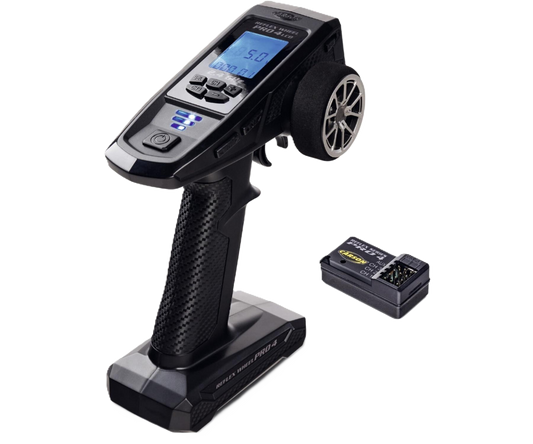 Carson - FS 4K Reflex Wheel Pro 4ch - 2.4GHz LCD Radio & Receiver - Digital Proportional Dual Rates - C500119