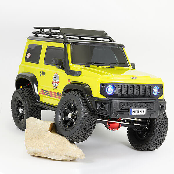 FTX - OUTBACK 3.0 1/10th PASO Rock Crawler RTR (Radio, Battery & Charger Included) 1:10 TRAIL CRAWLER - YELLOW