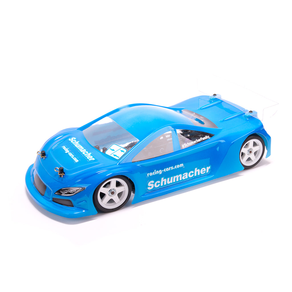 Schumacher - Rebel MTC Mini Touring Body - G909 (1/10 M-Chassis size 210MM - 225mm mm Wheel Base) - Clear with Masking