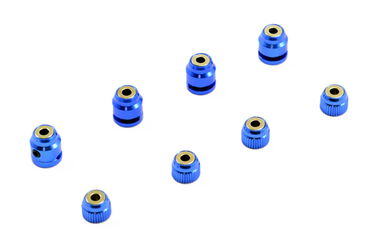 FASTRAX - RC CAR MAGNETIC BODY POST MARKERS - BLUE - (4PCS & CASE) FAST207MBL