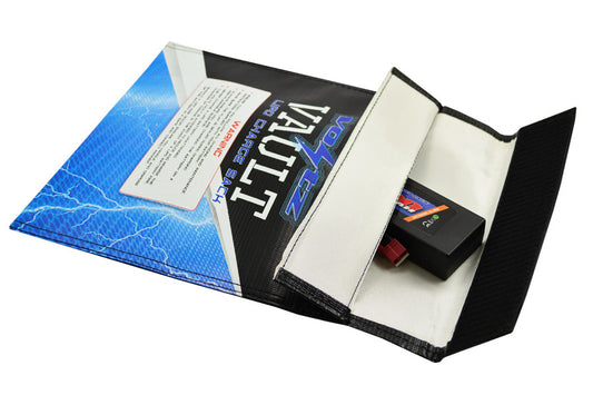 VOLTZ - CHARGE VAULT LIPO (up to 4S) SACK/BAG LARGE 23cm x 30cm - VZ1000