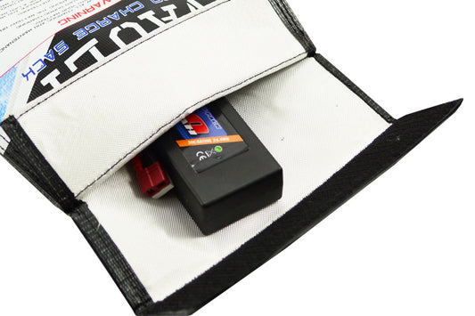 VOLTZ - CHARGE VAULT LIPO (up to 3S) SACK/BAG MEDIUM 22cm x 18cm - VZ1001