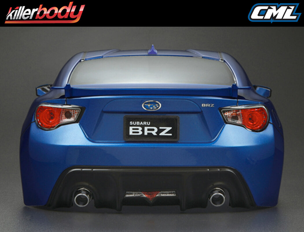 KILLERBODY - 1/10 SUBARU BRZ CAR BODY- 190MM PRE-PAINTED W/LIGHT BUCKETS - MET BLUE - KB48576