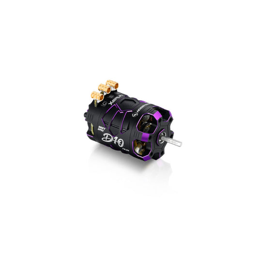 Hobbywing - XERUN - D10 - 13.5T - Purple - Brushless - 1/10 Car Drift Motor - HW30401139 (For modified 13.5T Classes) Sensored