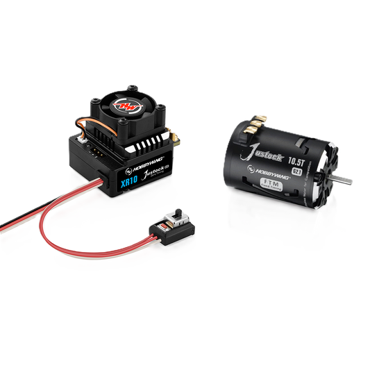 HOBBYWING - JUSTOCK Brushless COMBO JS4 G3S ESC + G2.1 17.5T MOTOR - BRCA 2025 - HW38020372 (Fixed Timing)