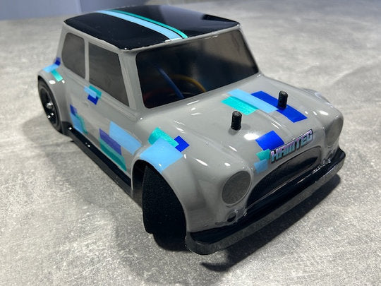 KAMTEC GT12 MINI MANIC 750 Body (fits Mini Racer/Mini Assassin/Batt Cave JOK3R/ (1MM CLEAR LEXAN)