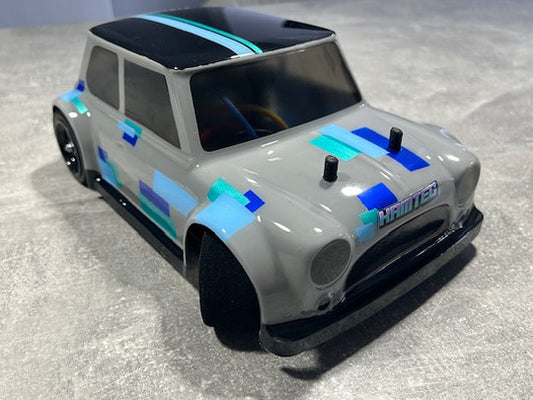 KAMTEC GT12 MINI MANIC 750 Body (fits Mini Racer/Mini Assassin/Batt Cave JOK3R/ (1MM CLEAR LEXAN)