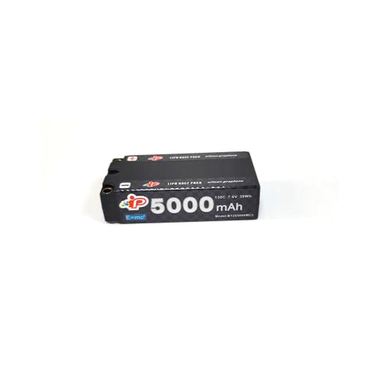 Intellect - LiPo LiHV 5000mAh 2S Battery 7.6V (L93xW47xH25.1mm Shorty) IPBT2S5000MC3