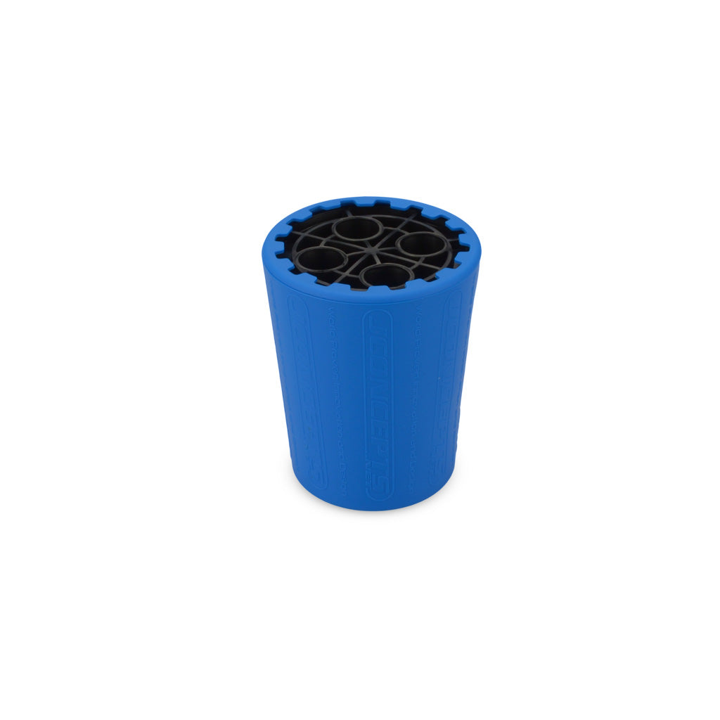 Exo - 1/10th Shock Building Stand and Cup-Black-Blue - JC2371B