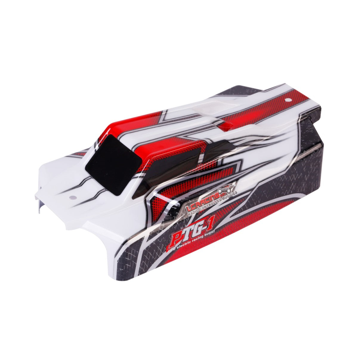 LC Racing – LC-PTG1-HRD – 1/10 scale 4wd entry level buggy – assembled rolling chassis (Red version) (Alloy Chassis, Carbon Fibre Towers, Shaft Driven Fully Adjustable Race Car) - Rolling Chassis Only - Needs all electrics to complete