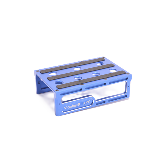 MK - CNC Aluminium Luxury Car / Shock Stand 1/10th - 1/8th - Annodised Blue - MK5972B