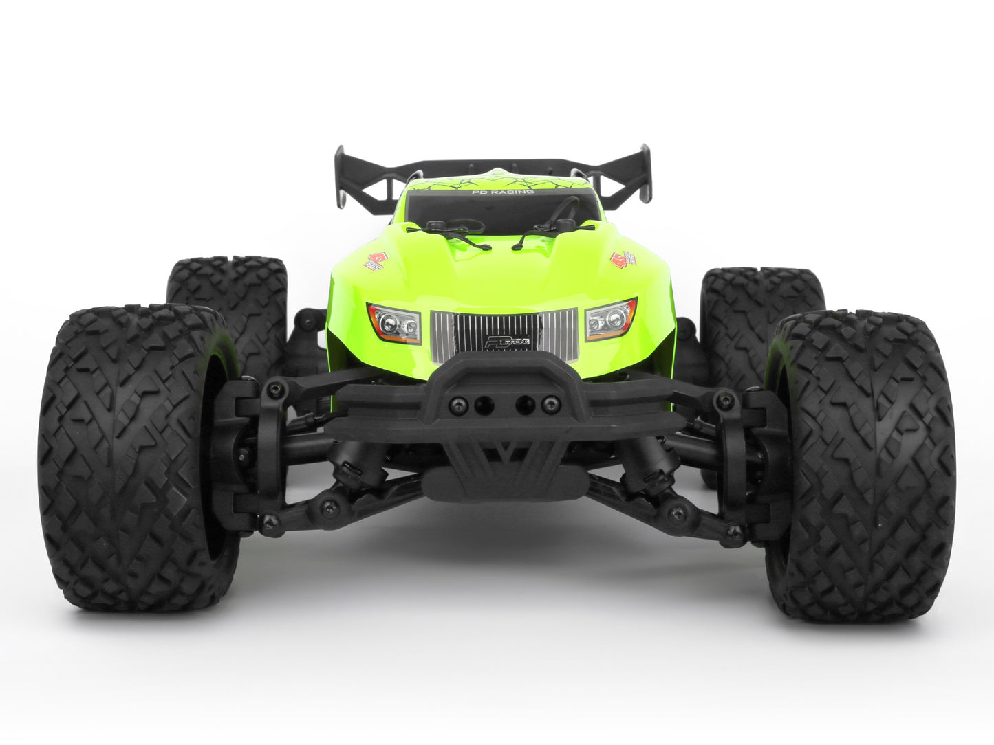 PD RACING - TR10 1/10 Radio Control BRUSHED Truggy BASHER 100% RTR - w/Radio, Battery & Charger - PD861T (Up to 2S Lipo Capable)