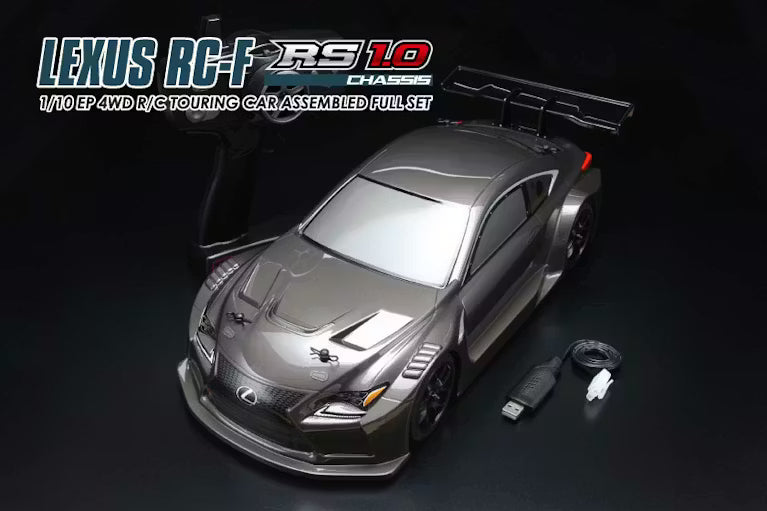 Yokomo - 1/10 Rookie Speed RS1.0 Ready To Run RC Touring Car - LEXUS RC F GT3 Body - RSR-LFGT3RTR-1