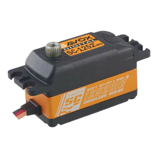 SAVOX 7KG / 0.07SEC (6V) - DIGITAL LOW PROFILE RACE SERVO UPDATED SC1252MG+ (METAL GEARED)