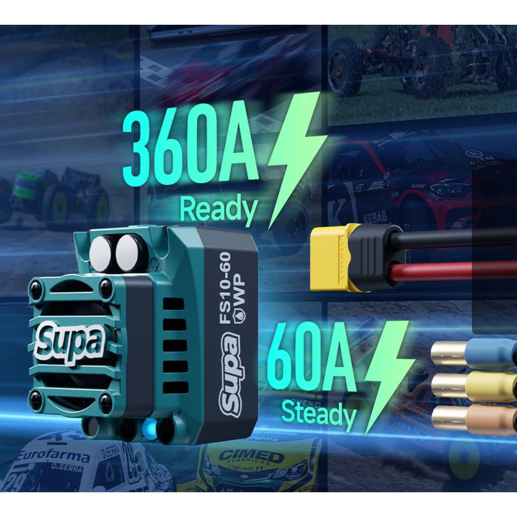 SKY RC - FuriaX Supa 60A Brushless ESC 1/10 Car / Buggy - SK-300080-06 (BLUETOOTH)