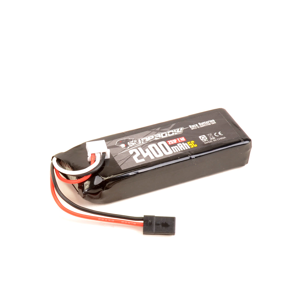 Sunpadow - LiPo 2400mah - 2S 1P - 7.4V - 5C TX Radio Battery (Fits Futaba T4GRS) SUHE0002