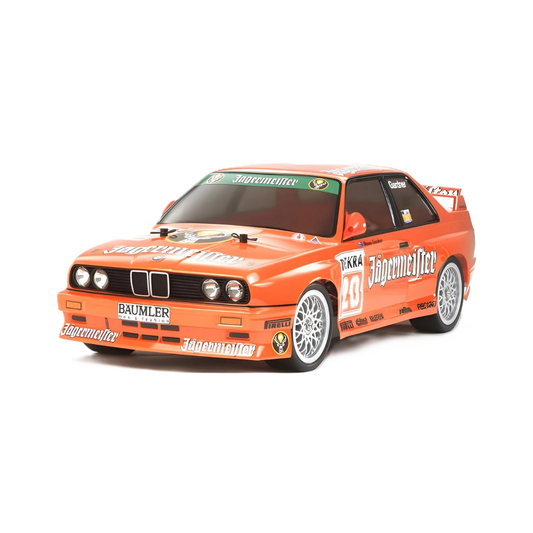 (Pre-Order End of May 2026) Tamiya - BMW M3 Sport Evo Jägermeister 1992 1/10 4wd RC Kit (TT02) - 58760 (ESC & Motor included - Needs Radio Set, battery & charger)
