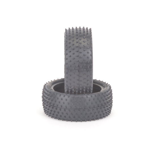 SCHUMACHER - 1/10 CAR SST Mini Pin Tires/Tyres 25mm Wide - Yellow (2pc) U6624 (For Polished Wood Floor Racing)