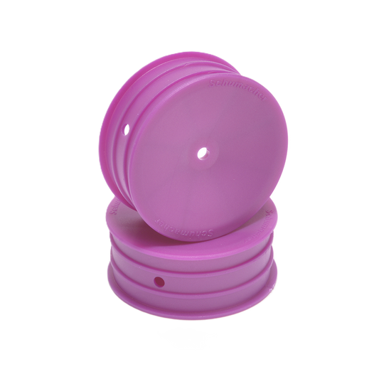 Schumacher - 1/10 2wd Buggy Wheels (12mm Hex) - Front - (2 pcs) - Purple - U9373