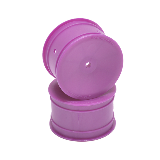 Schumacher - 1/10 2wd/4wd Buggy Wheels (12mm HEx) - Rear (2 pcs) - Purple - U9377