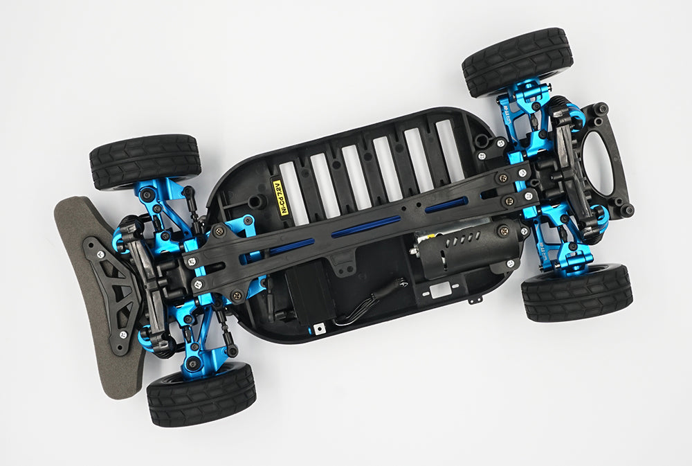 Yeah Racing - Rapid Performance Conversion Kit Blue For Tamiya TT01E - TATT-S05BU