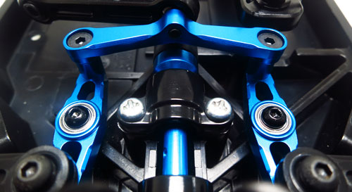 YEAH RACING - Aluminum Ball Bearing Steering Set For Tamiya TT02 TT02B - TT02-042BU