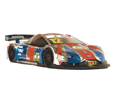 ZooRacing - Wolverine Max - 1/10 RC Touring Car Body - 0.7mm STD - ZR-0015-07 (Fits most 1/10 Cars such as a Tamiya TT01E)