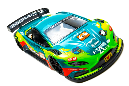 ZooRacing - Wolverine MINI - 1:10 M-Chassis Mini Touring Car Body - WB225 - CLEAR 0.7mm REGULAR - ZR-0022-07