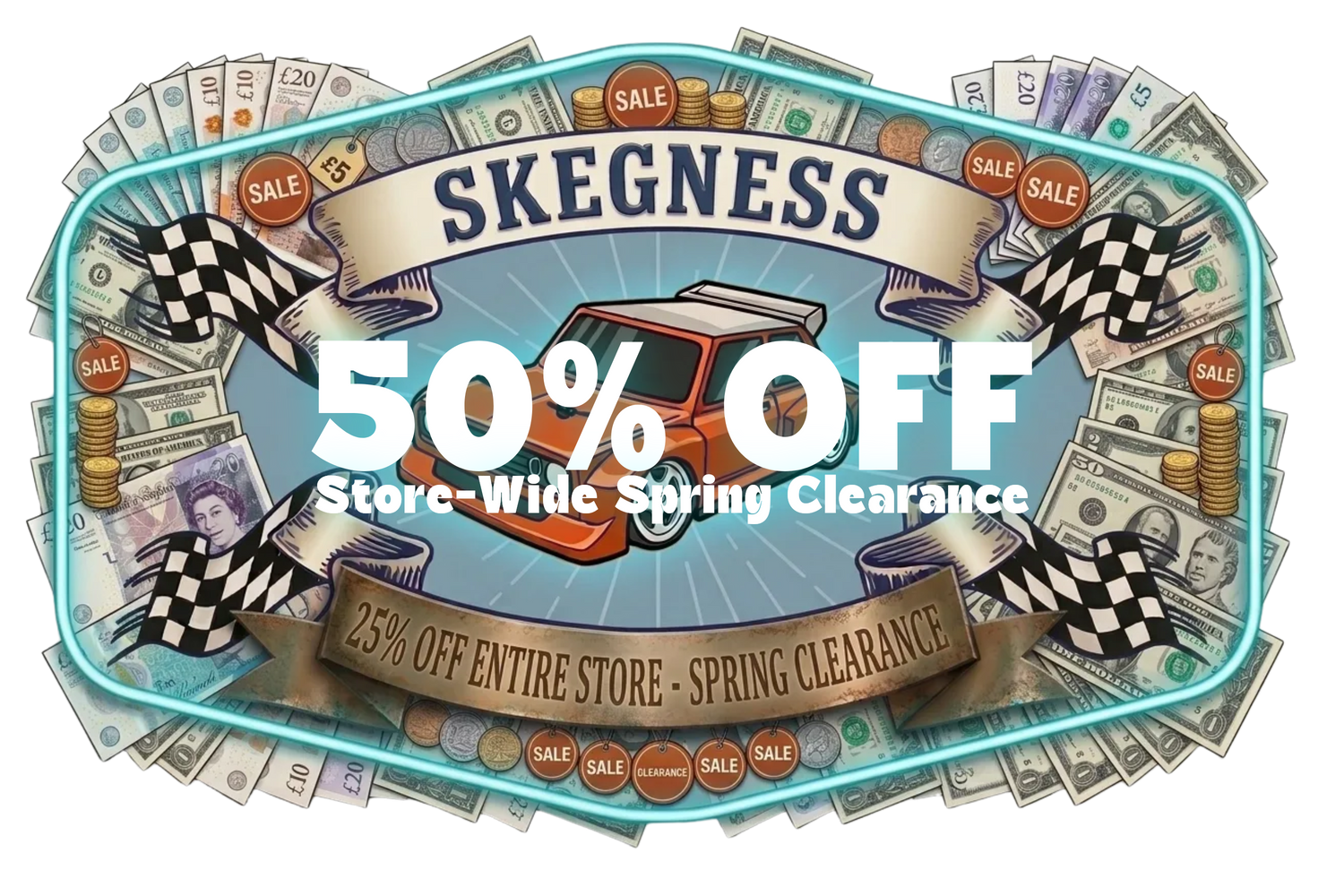 Clearance Sale 50% Off