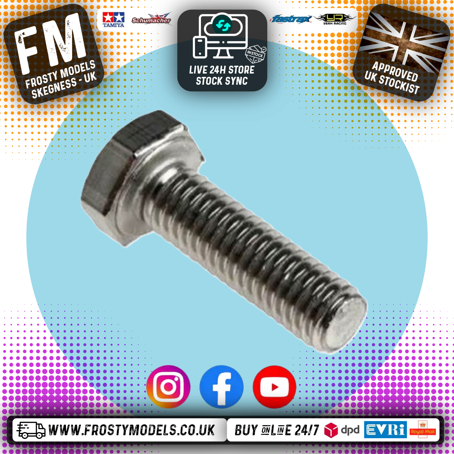 M4 Bolts/Button/Countersunk