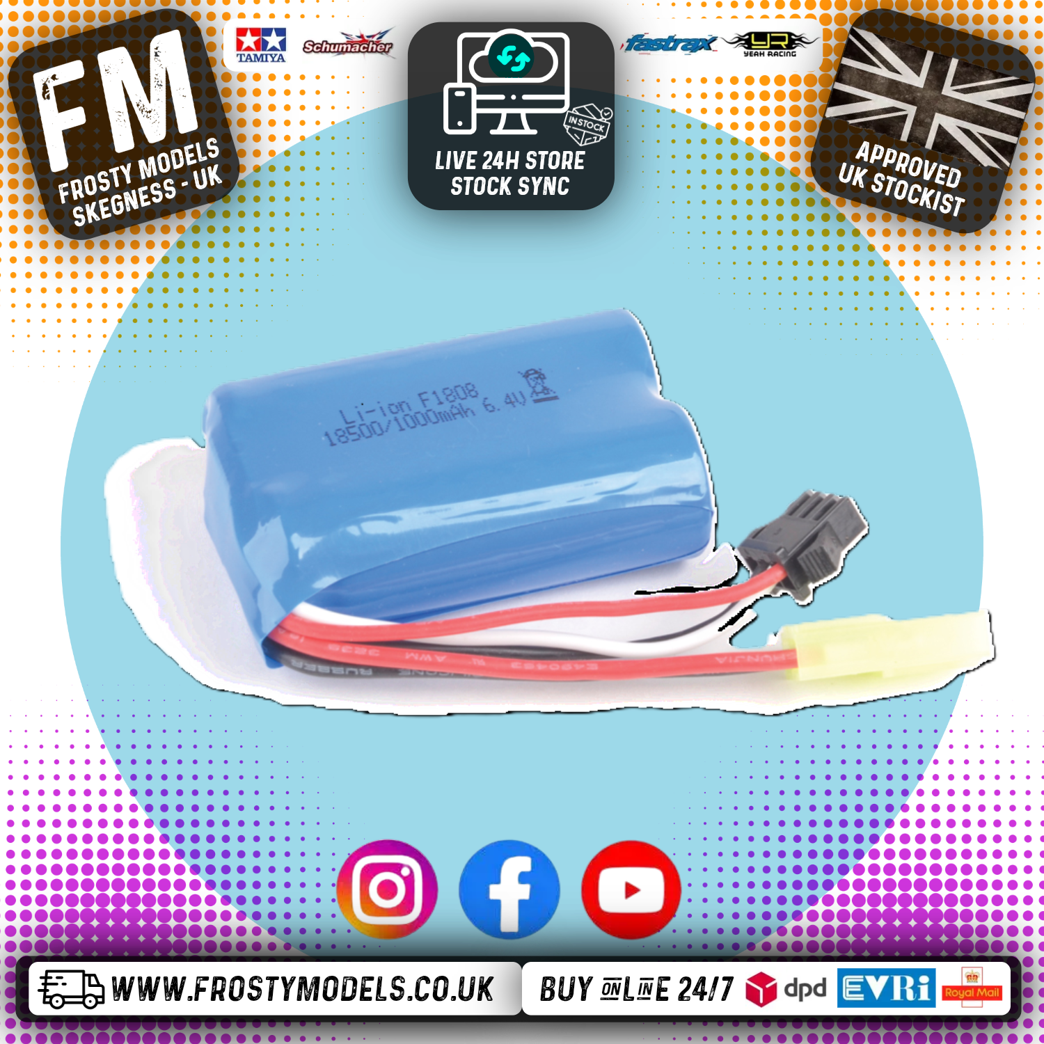 LIFI 6.4V BATTERIES