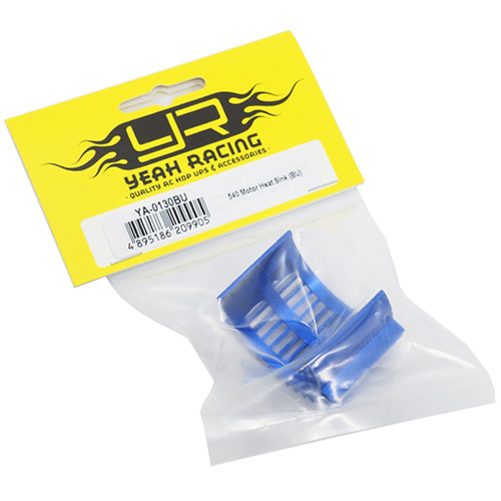Yeah Racing - Aluminium 540 Motor Heat Sink Blue - YA-0130BU