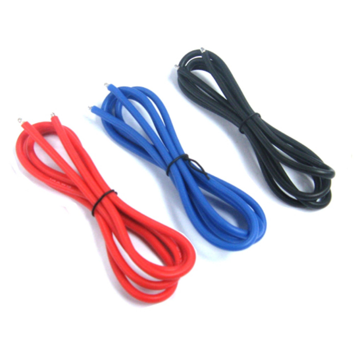 Yeah Racing - Red/Blue/Black Silicone 12AWG ESC/Motor/Battery Wire (3x 60cm Long) - WPT-0030