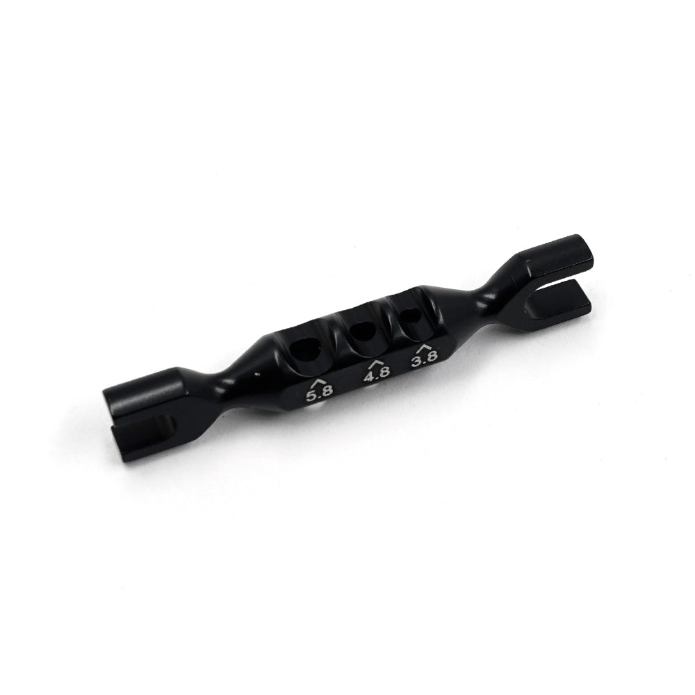 Yeah Racing - 4-In-1 Multi-Purposes Aluminum Turnbuckle Turner (BLACK) - YT-0106BK