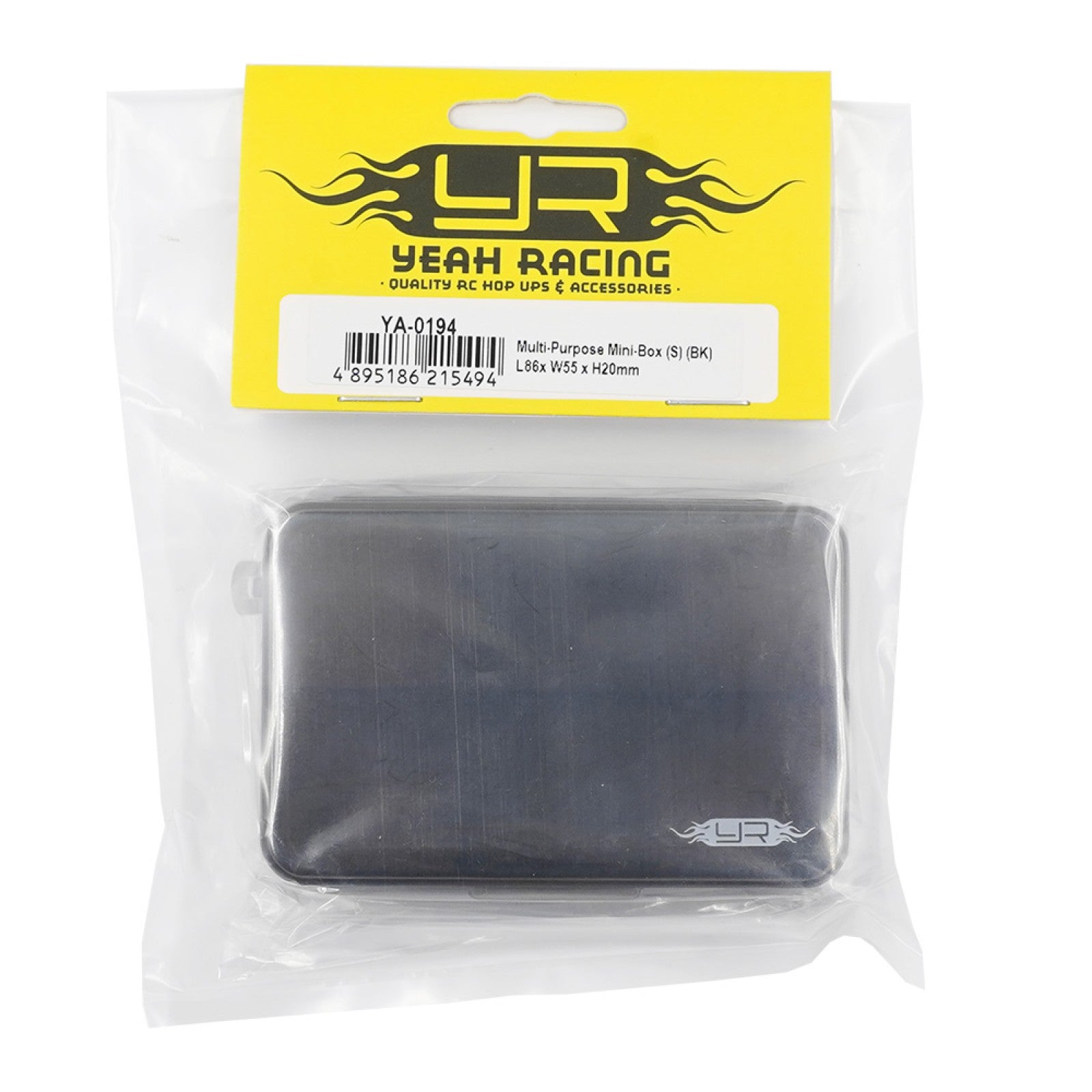 Yeah Racing - RC PARTS/PINIONS/SCREWS Multi-Purpose Mini-Box (S) (BK) L86x W55 x H20mm - YA-0194