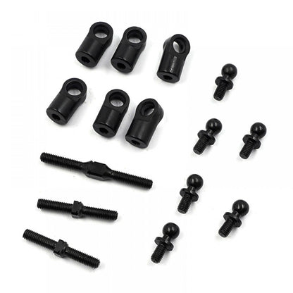 YEAH RACING - Adjustable Steering Tie-Rod Set For Tamiya TT02 & TT01E - TT02-012