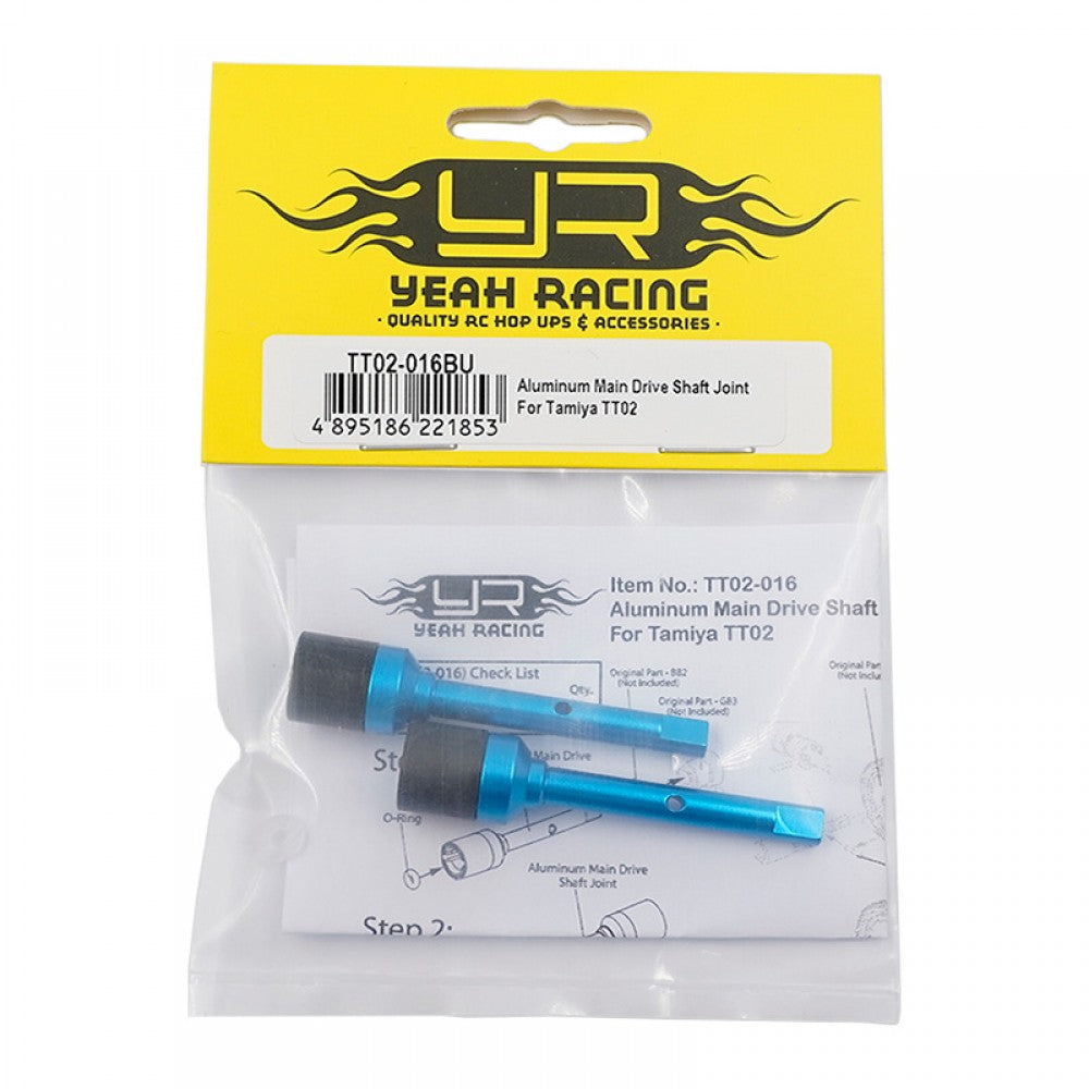 YEAH RACING - Aluminum Main Drive Shaft Joint For Tamiya TT02 TT02B - TT02-016BU