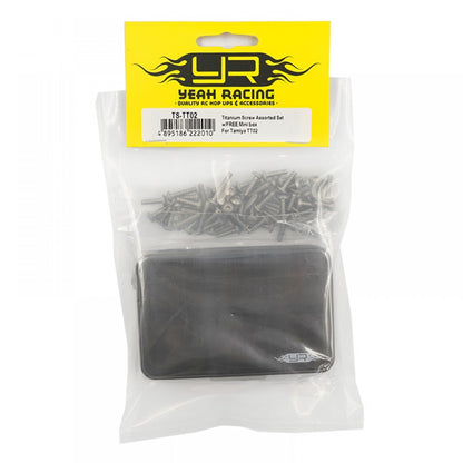 Yeah Racing - Titanium Screw Assorted Set w/ FREE Mini box for Tamiya TT02 - TS-TT02
