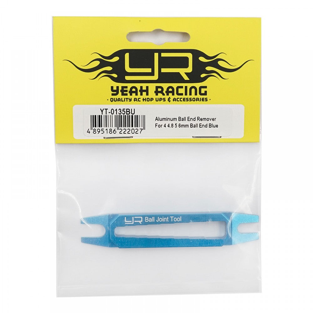 YEAH RACING - Aluminum Ball Joint End Remover For 4/4.8/5/6mm Ball End Blue - YT-0135BU
