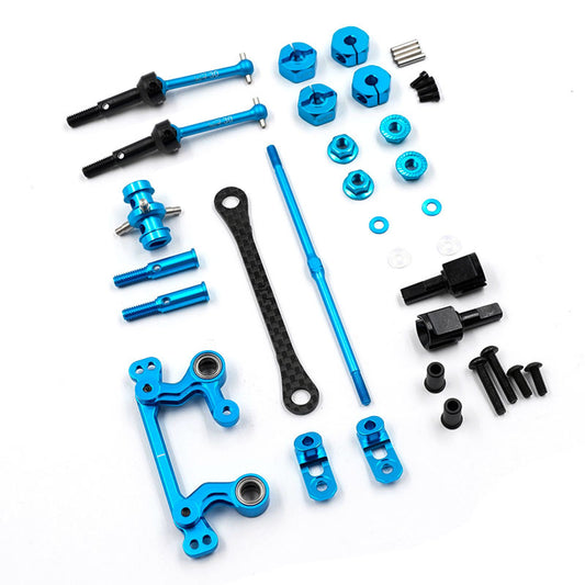 Yeah Racing - Aluminum Drivetrain And Steering Upgrade Kit V2 For Tamiya M05 M06 - TAMC-S02BU