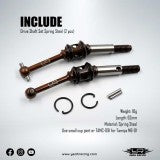 Yeah Racing - Spring Steel double cardan CV Drive joint shaft set for Tamiya M03/M04/M05/M06 Ver.2/MB01  -  TAMC-016