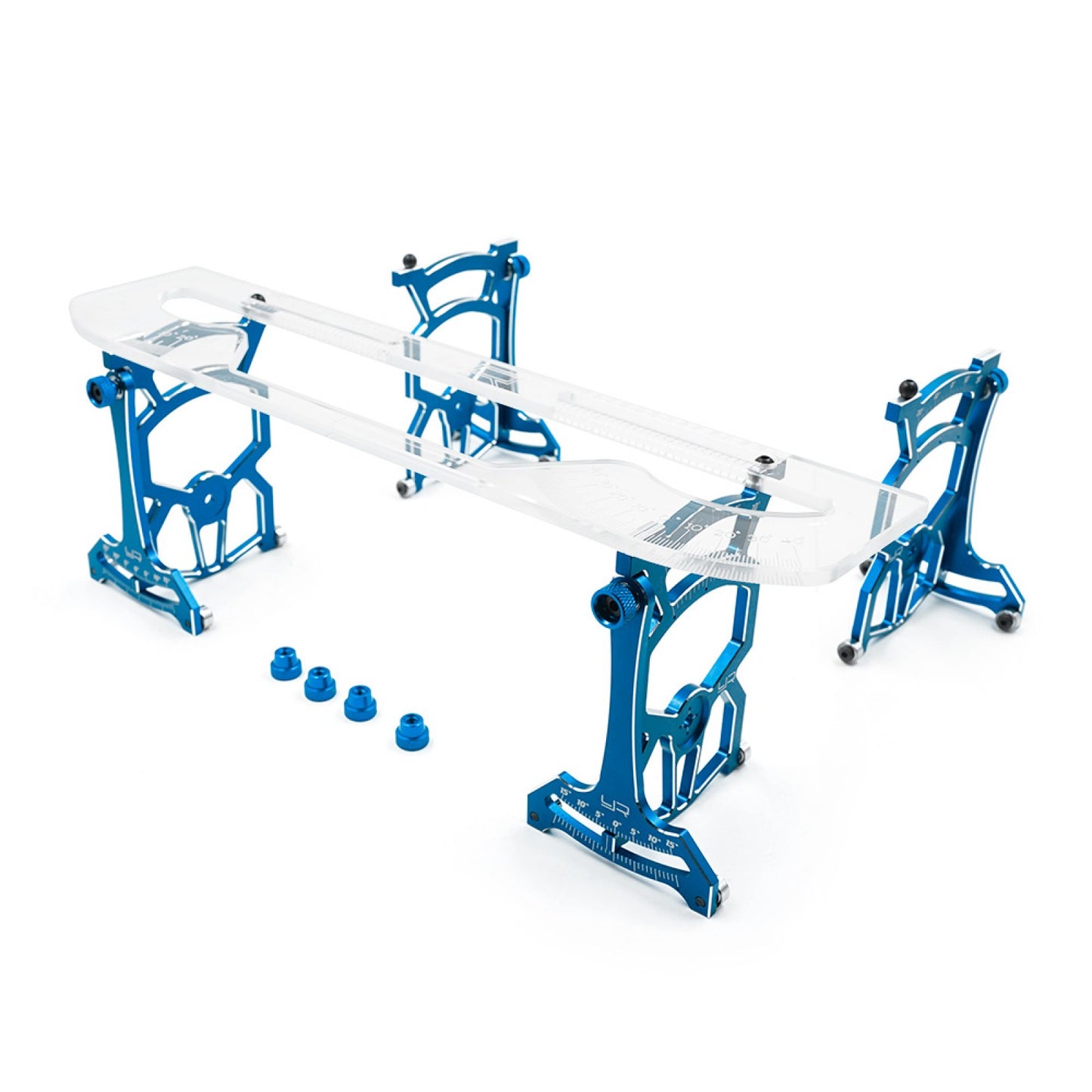 Yeah Racing - Universal Set Up System Ver.3 For 1/10 On Road Touring Cars - Blue - YT-0140BU (With Free Tool Bag Case)