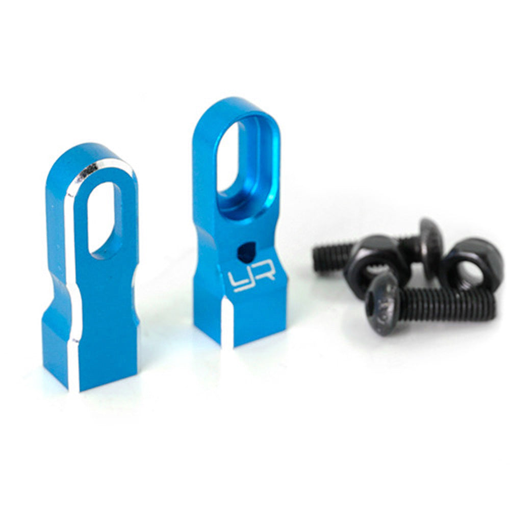 Yeah Racing - Aluminum Height Adjustable Servo Mount For 1/10 Blue (TT01 & TT02) YA-0538BU