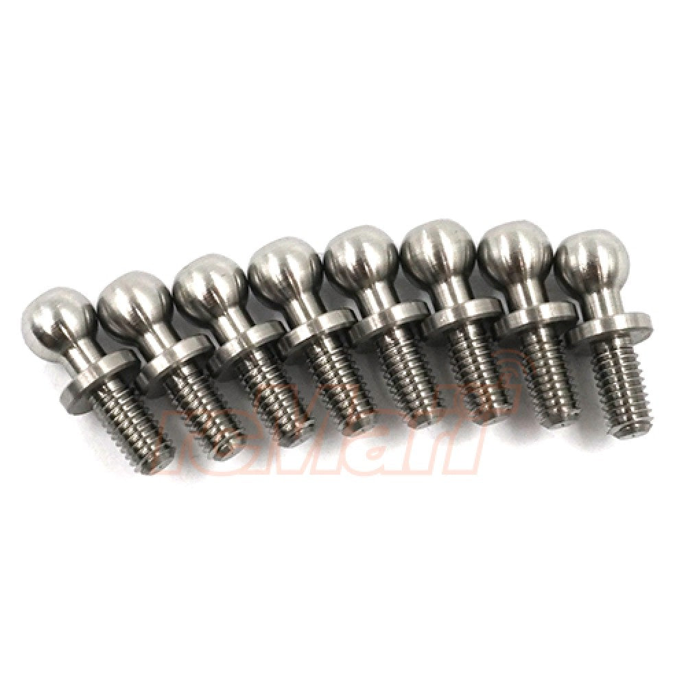 Yeah Racing - High Precision 64 Titanium Ball Stud 4.8mm x 6mm 8pcs -